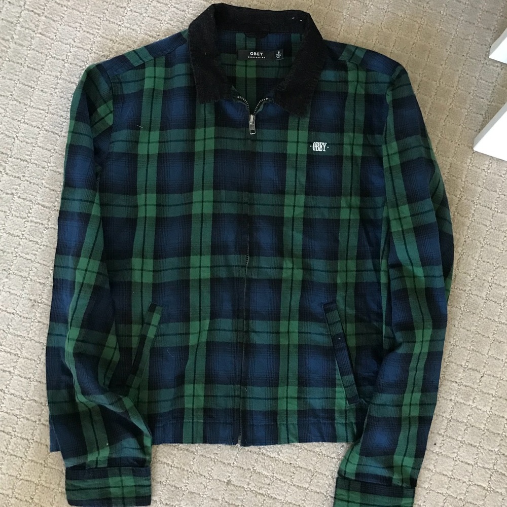 Obey zip up jacket